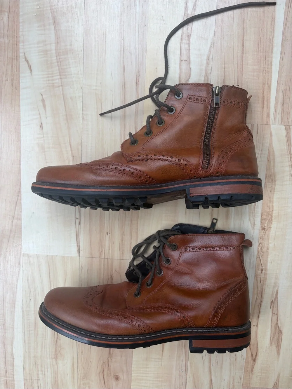 Crevo Leather Boots Men Size 12